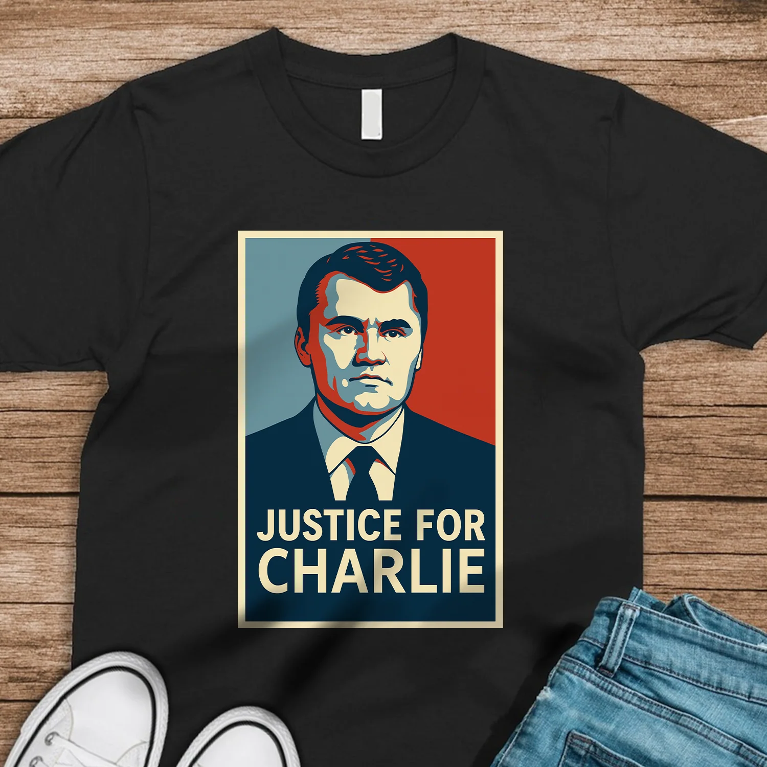 Justice For Charlie Kirk Shirt TH10 64383 - Image 7