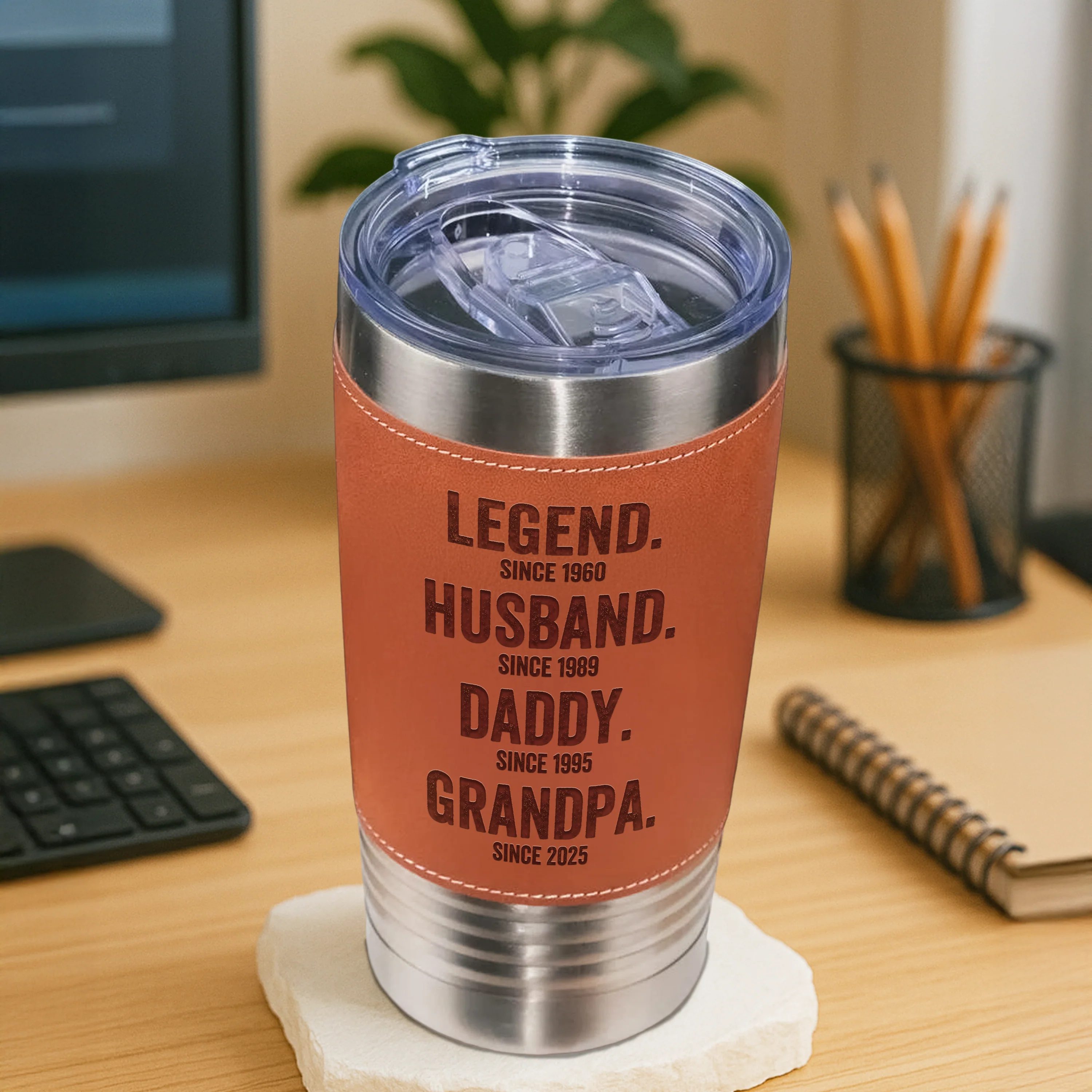 Legend Husband Daddy Leather Tumbler TH10 894055 - Image 4