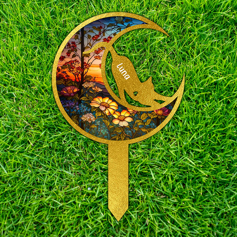 Lost The Cat Memorial Garden Stake TH10 892841 - Image 3