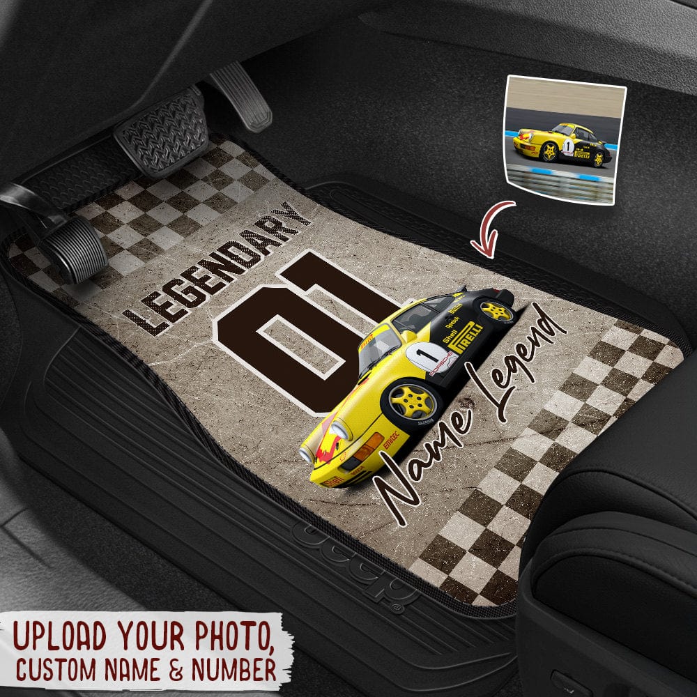 Nascar Legendary Car Mats, Upload Photo Car, HN590
