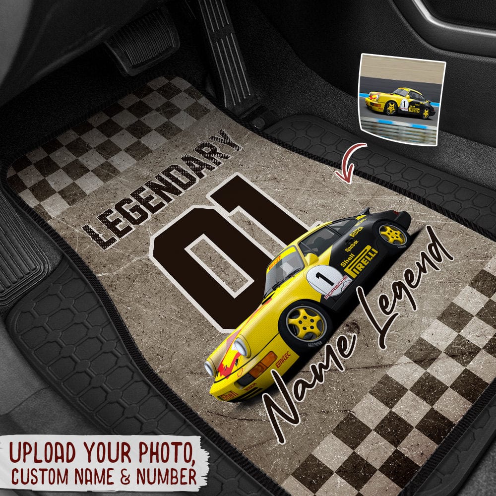 Nascar Legendary Car Mats, Upload Photo Car, HN590 - Image 6