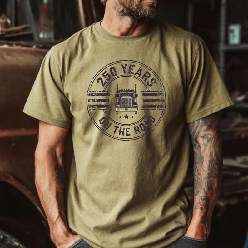 On The Road USA 250th Anniversary Trucker Shirt TH10 169797 - Image 3