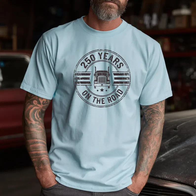 On The Road USA 250th Anniversary Trucker Shirt TH10 169797 - Image 4