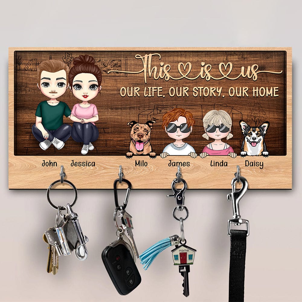 Our Life Our Story Our Home Family Key Holder TA29 890275 - Image 5