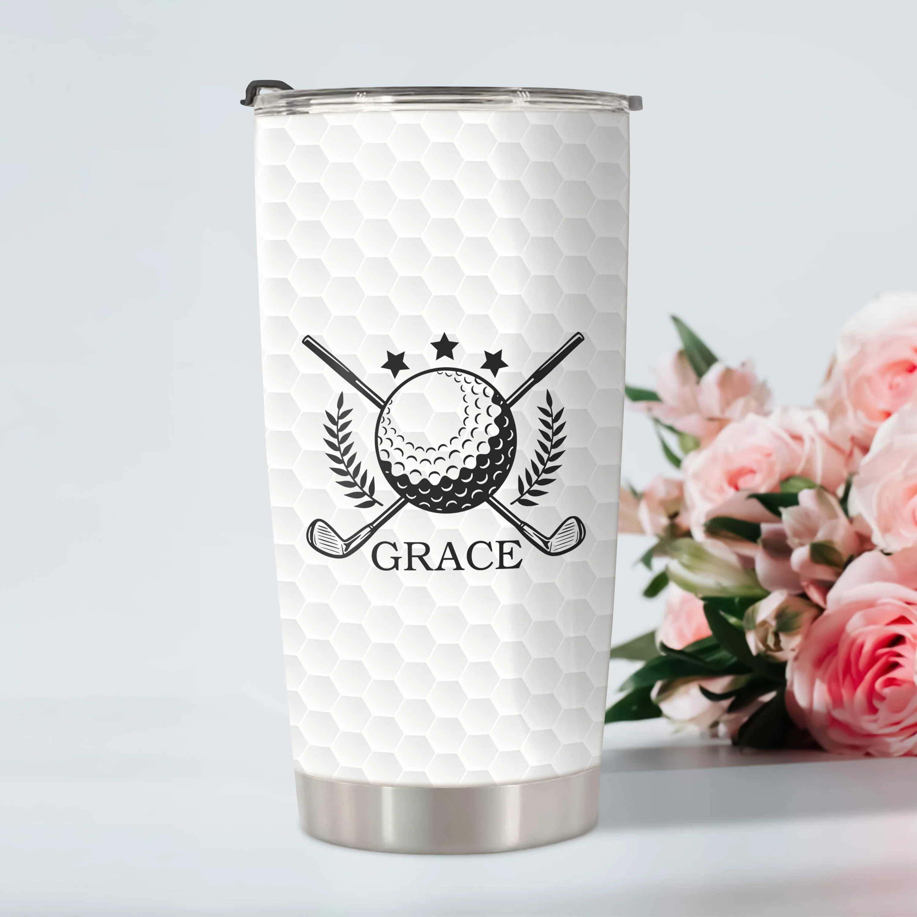 Personalized 3D Inflated Effect Fat Tumbler Gift For Golf Lover TH10 898127 - Image 7