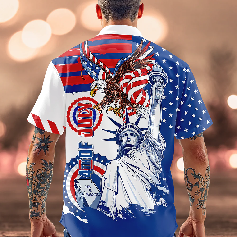 Personalized Custom Name America 4th Of July Hawaii Shirt TH10 898903 - Image 6
