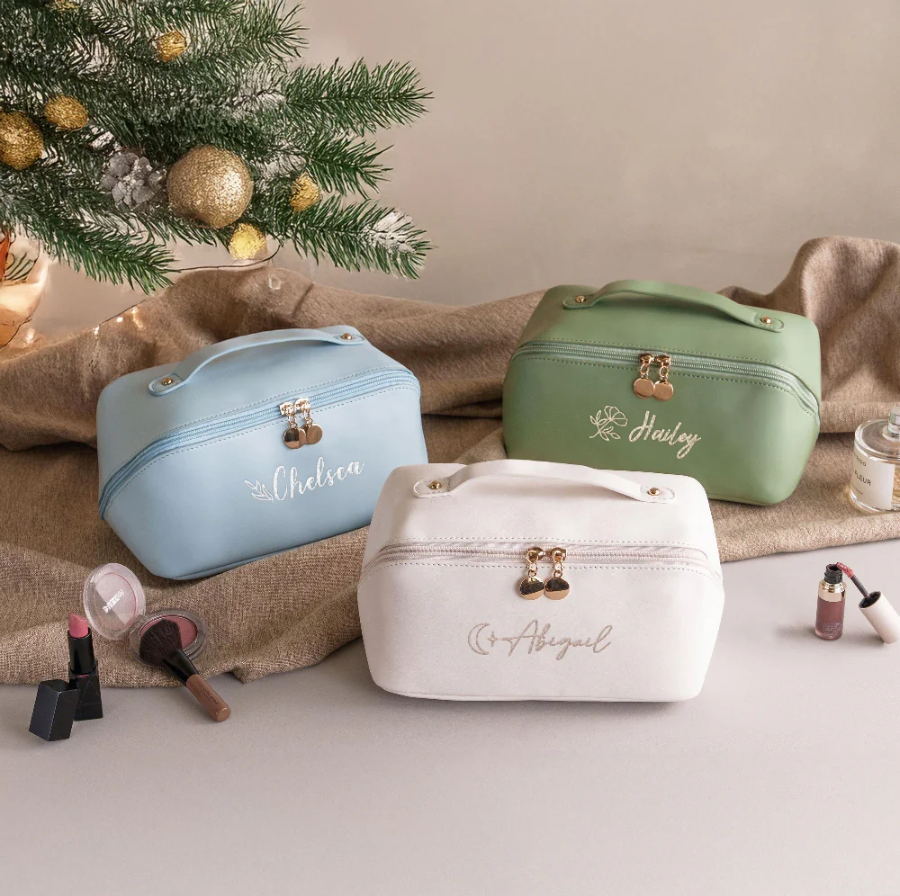 Personalized  Custom Name And Icon Embroidered Makeup Bag TH10 896853 - Image 2
