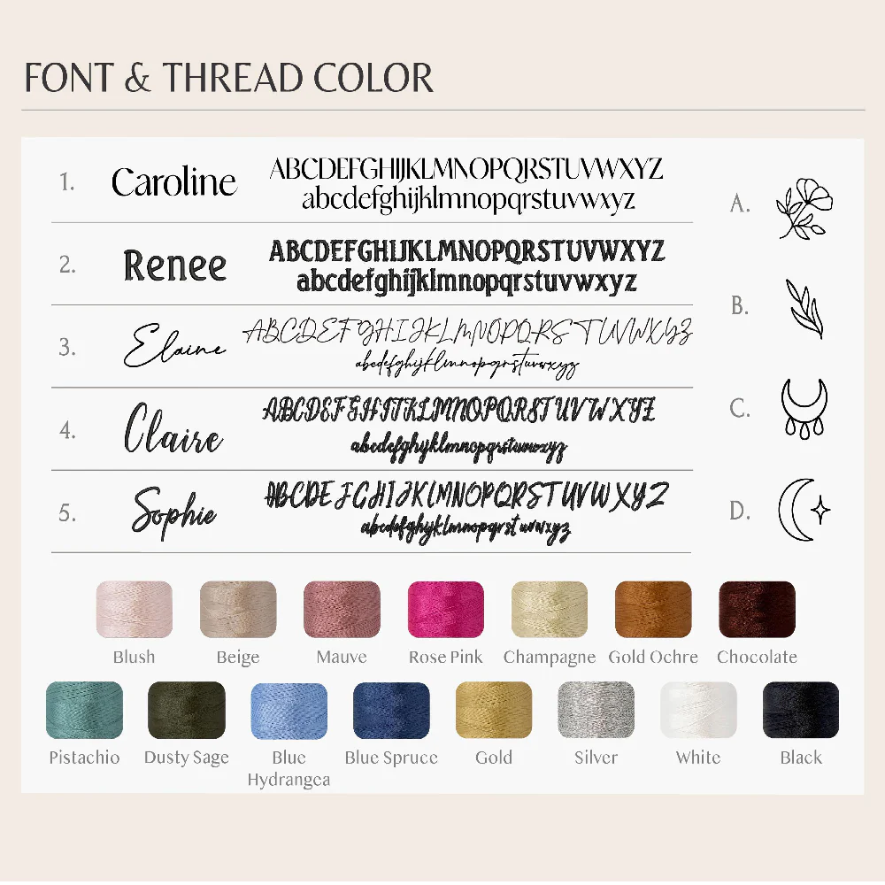 Personalized  Custom Name And Icon Embroidered Makeup Bag TH10 896853 - Image 4