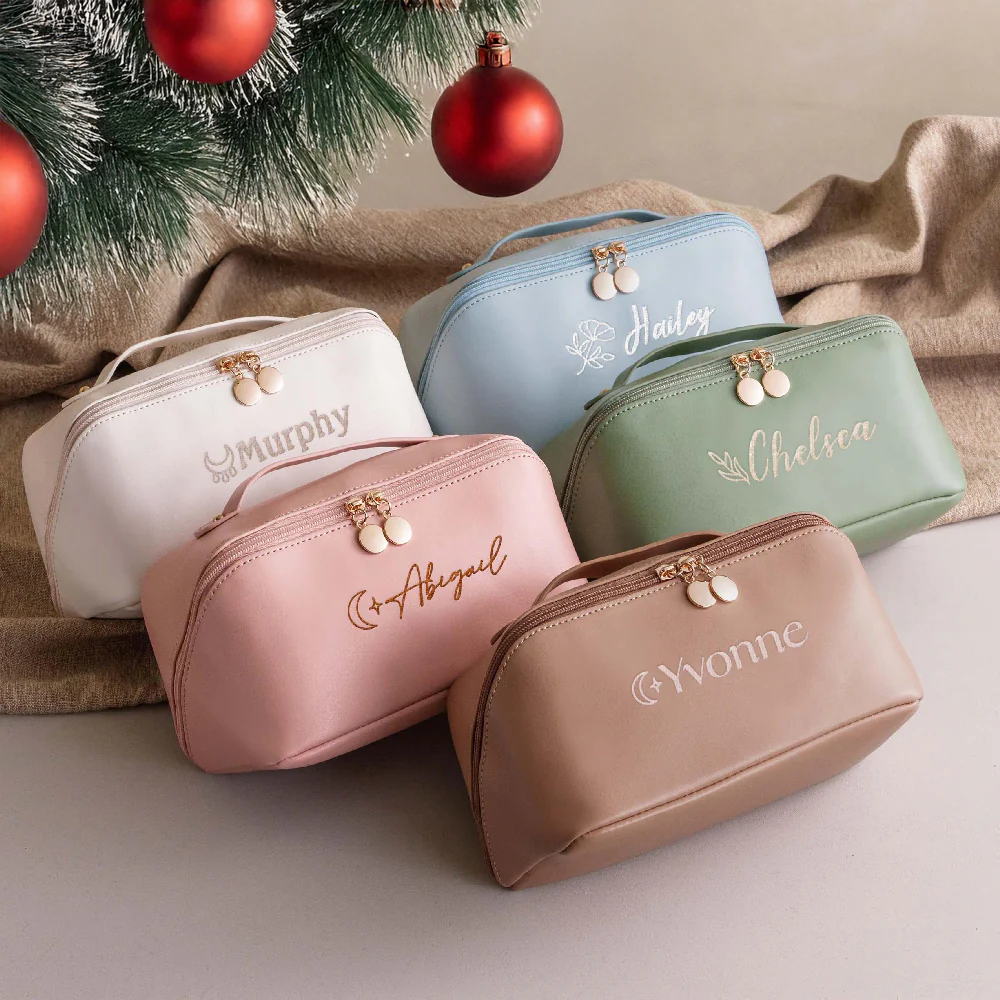 Personalized  Custom Name And Icon Embroidered Makeup Bag TH10 896853 - Image 7