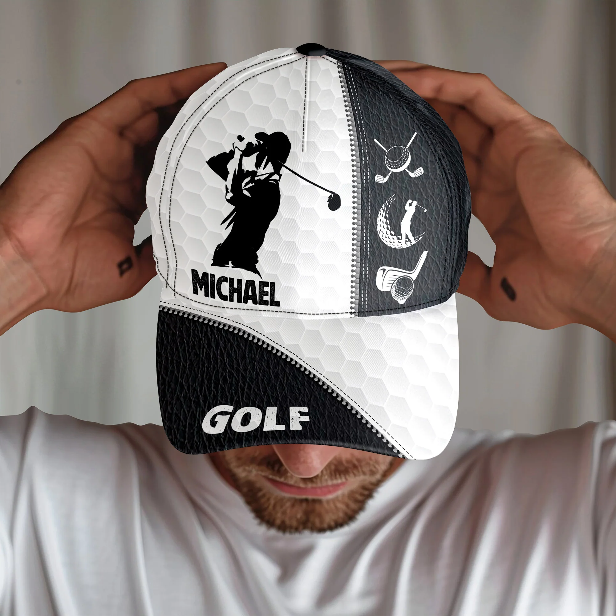 Personalized Custom Name AOP Cap Golf Style For Golf Lover TH10 898153 - Image 6