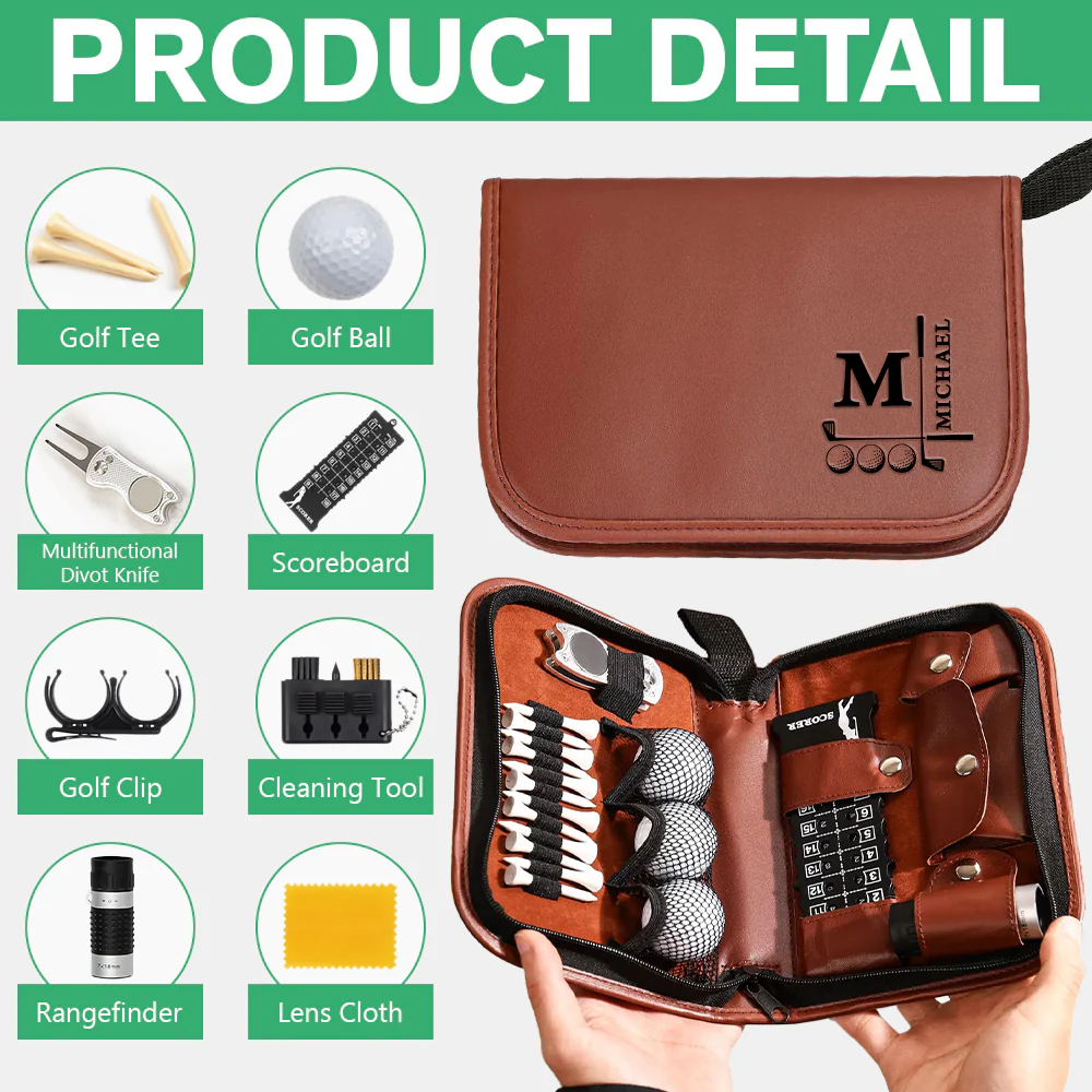 Personalized Custom Name Golf Gift Set Engraved Accessories for Golfer TH10 898235 - Image 7