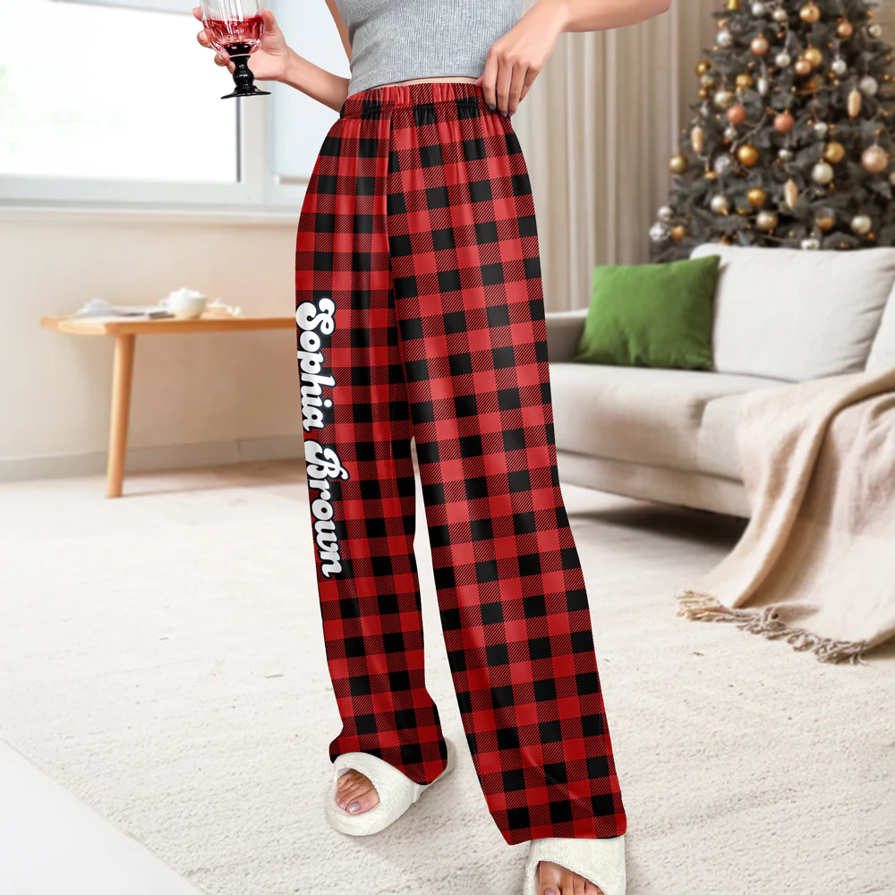 Personalized Custom Text Pajamas Pants TH10 894993 - Image 4