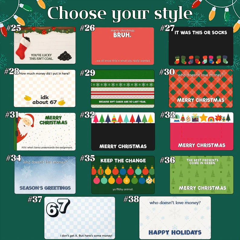 Personalized Cute And Funny Money Holder Card TH10 898015 - Image 4
