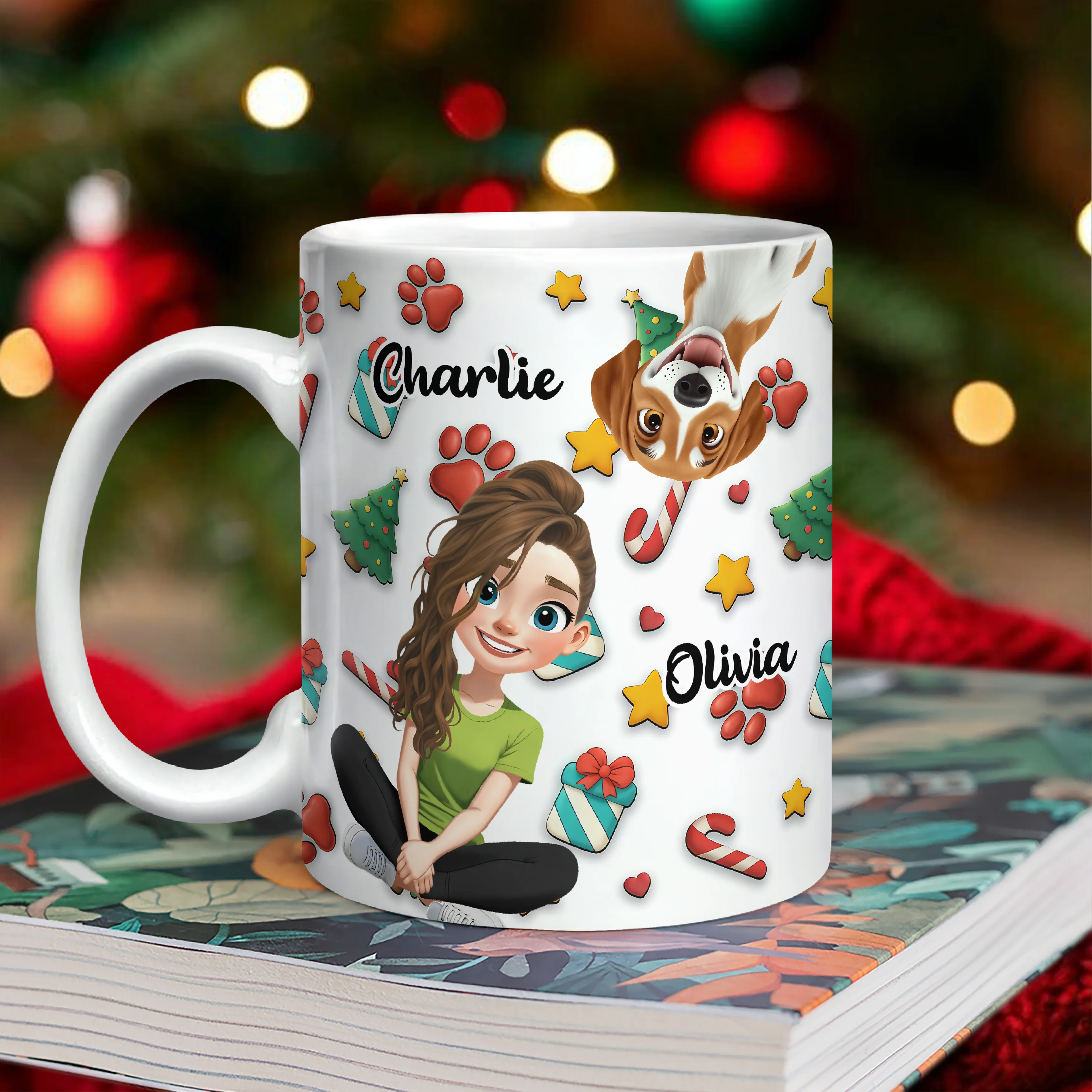 Personalized Dog And Human Mug For Dog Lover TH10 896261 - Image 2