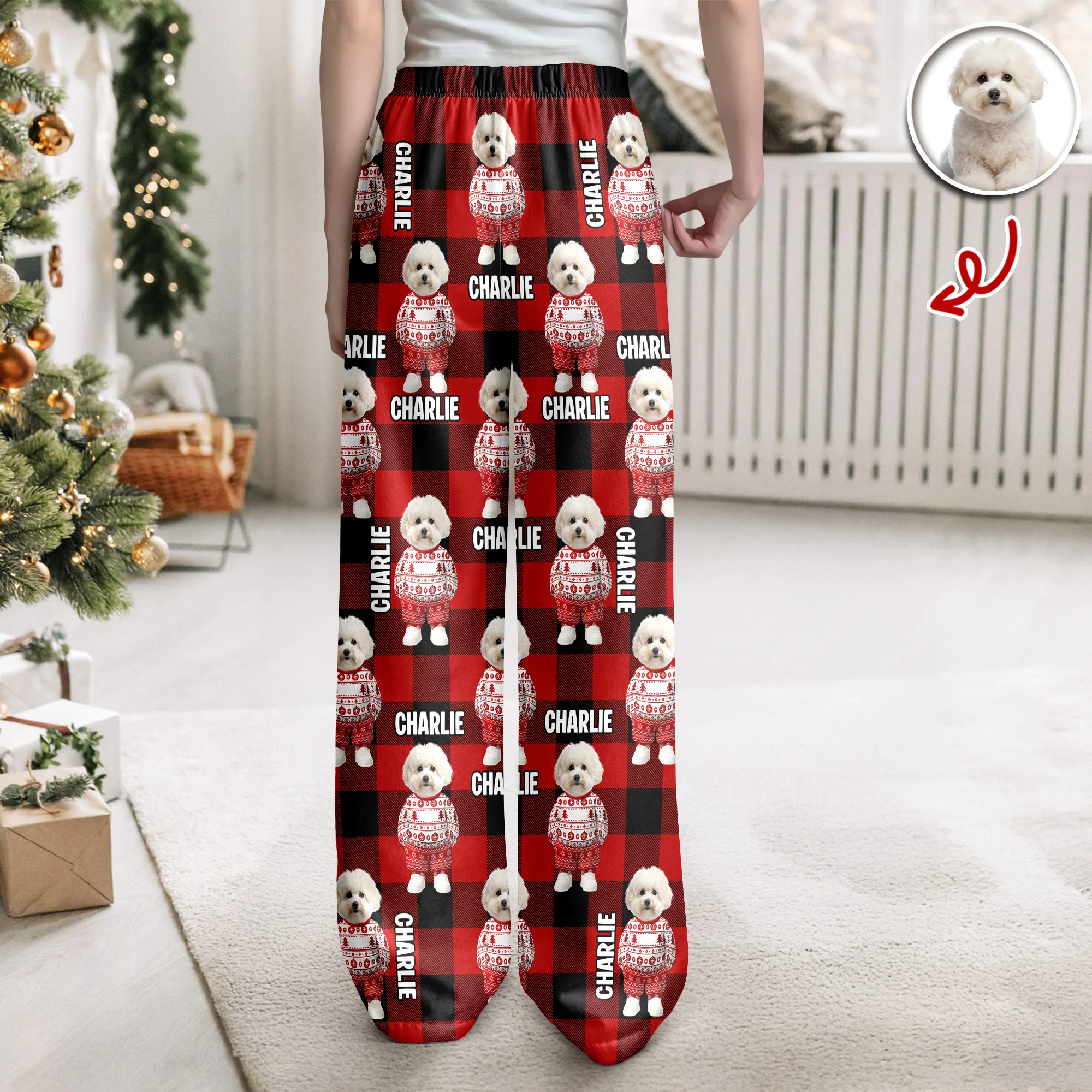 Personalized Dog Cat Xmas Clothes Sweatpants For Dog Lover TH10 896777 - Image 9