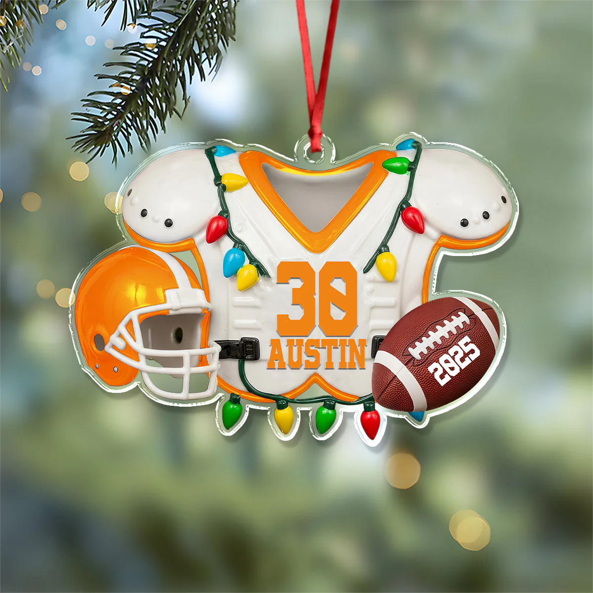 Personalized Gifts For American Football Lovers Christmas Acrylic Ornament TH10 894941 - Image 7