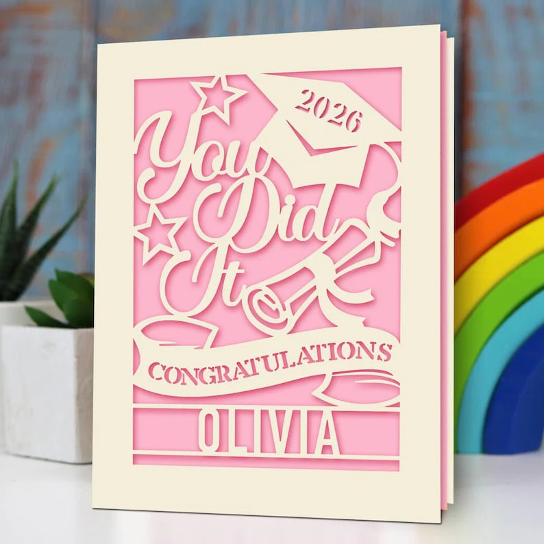 Personalized Graduation Cards for Graduates Students Friends Congratulation Class of 2026 Greeting Card TH10 169099 - Image 11