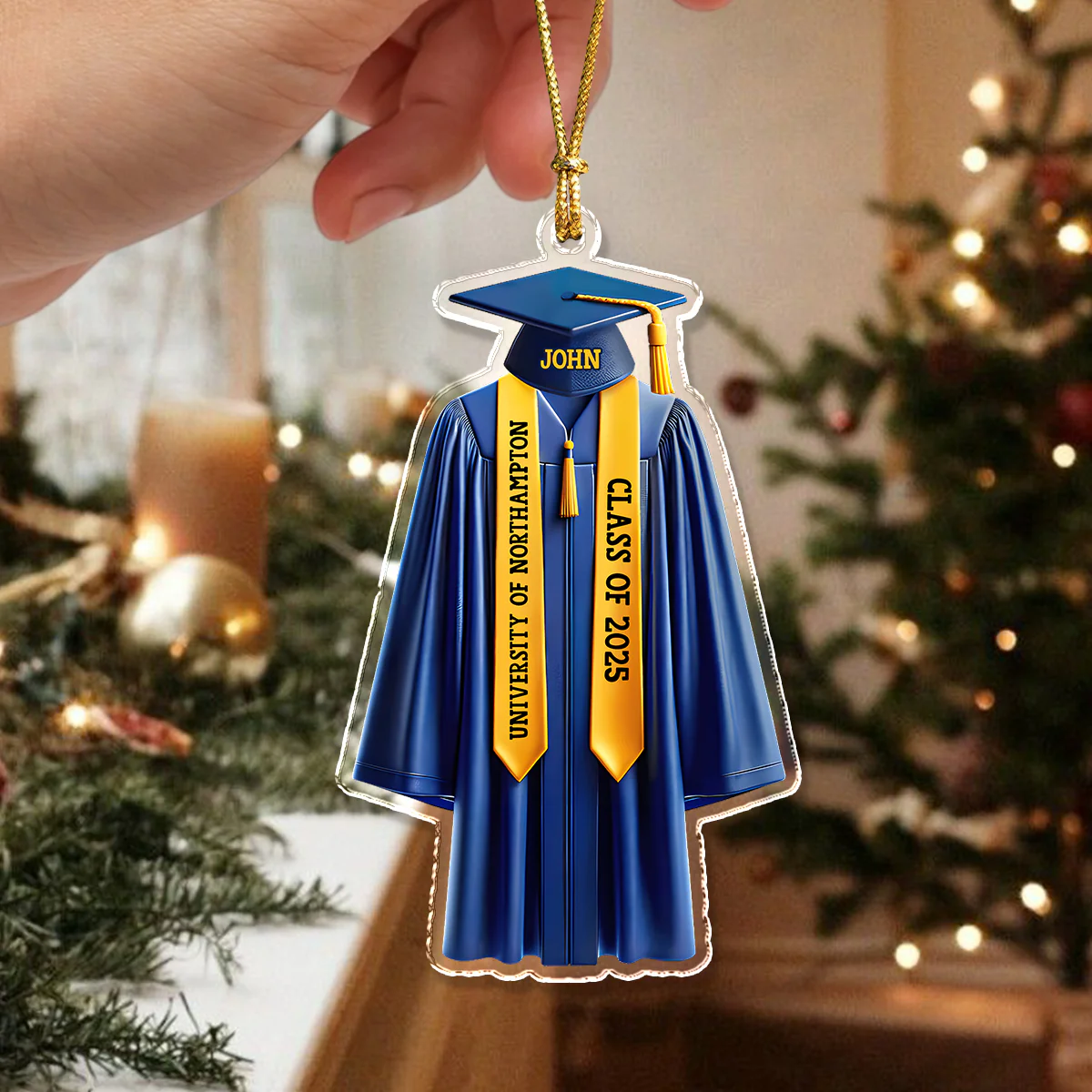 Personalized Great Graduation On Christmas Acrylic Ornament TH10 894379 - Image 2