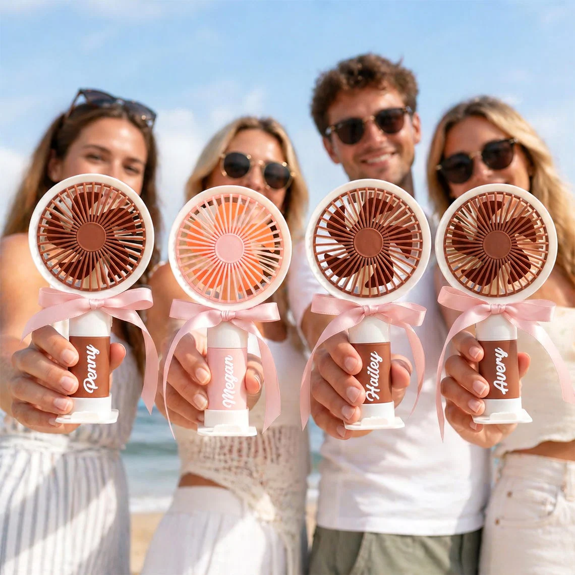 Personalized Handheld Fan, Custom Name Portable Cooling Gift TH10 170473 - Image 4