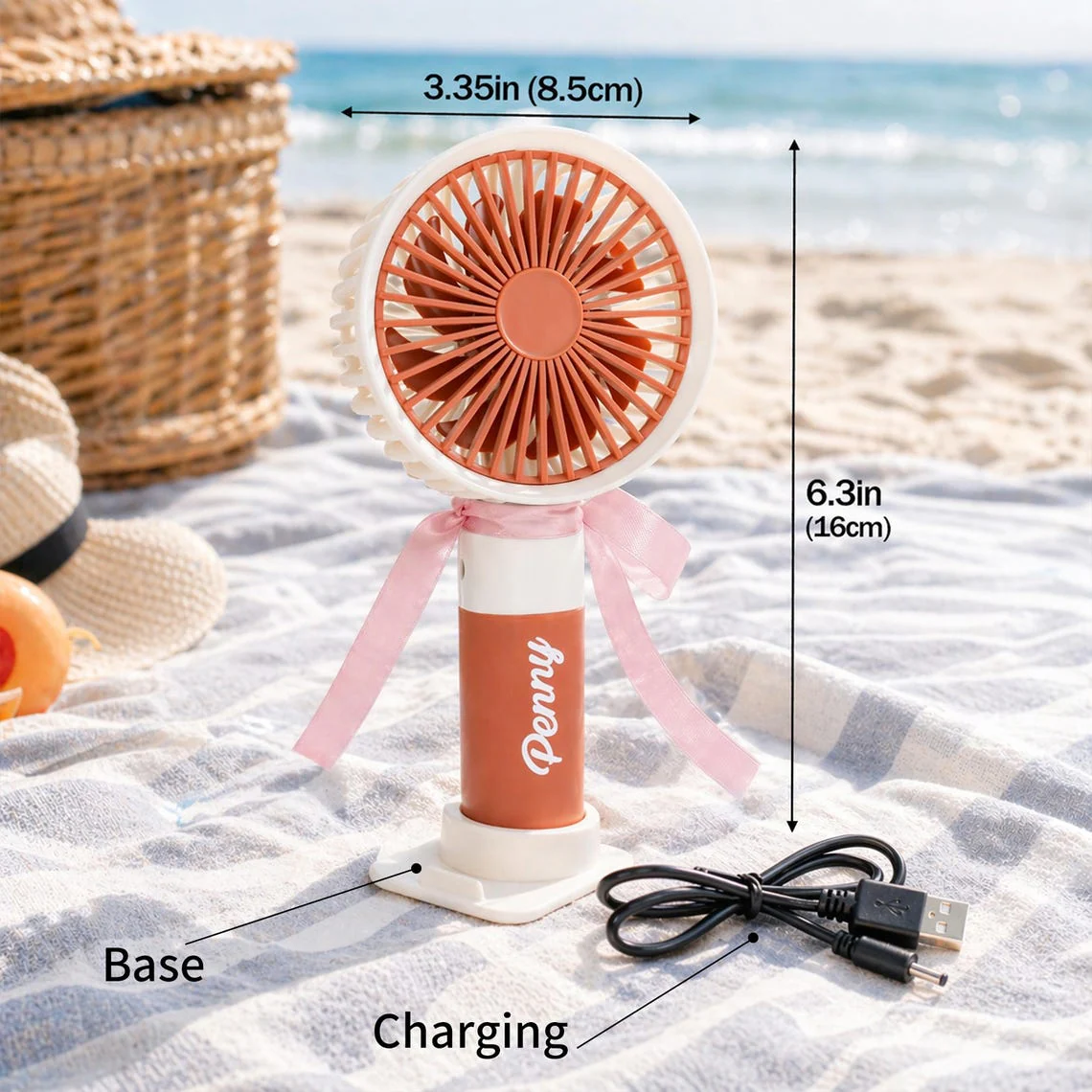 Personalized Handheld Fan, Custom Name Portable Cooling Gift TH10 170473 - Image 5