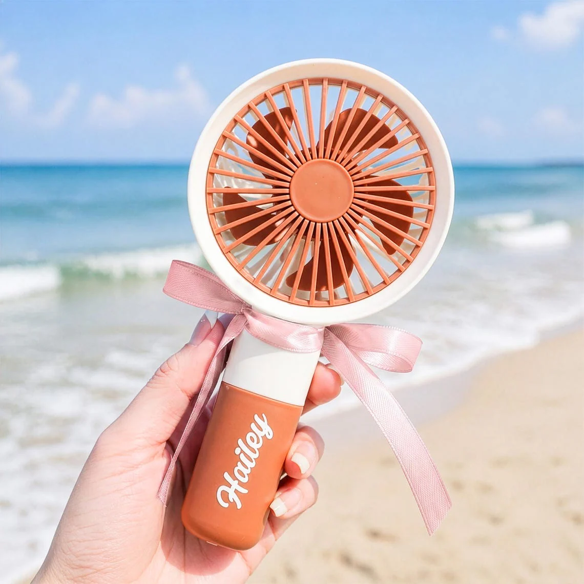 Personalized Handheld Fan, Custom Name Portable Cooling Gift TH10 170473 - Image 7
