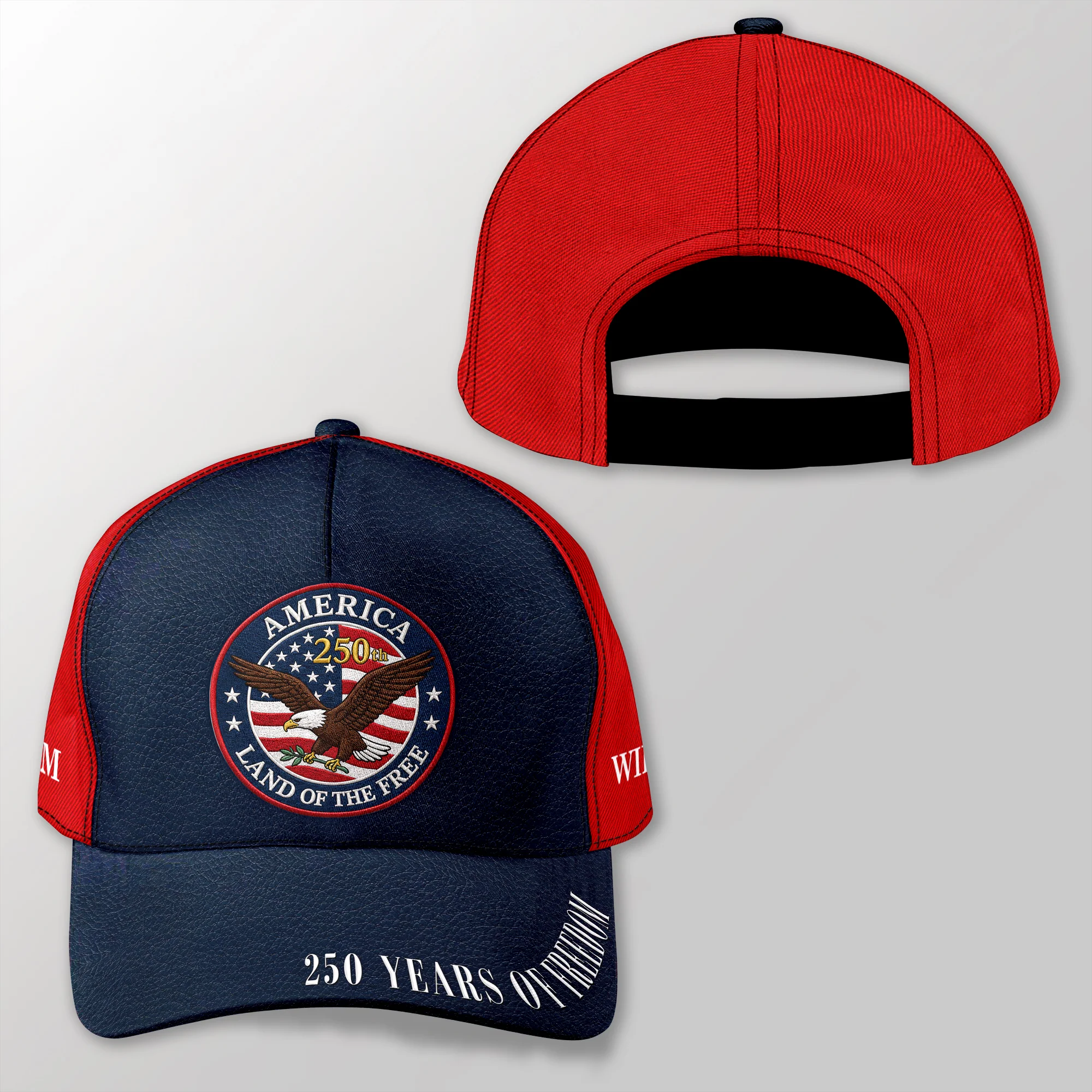 Personalized Land Of The Free 250 Years Classic Cap TH10 170053 - Image 6