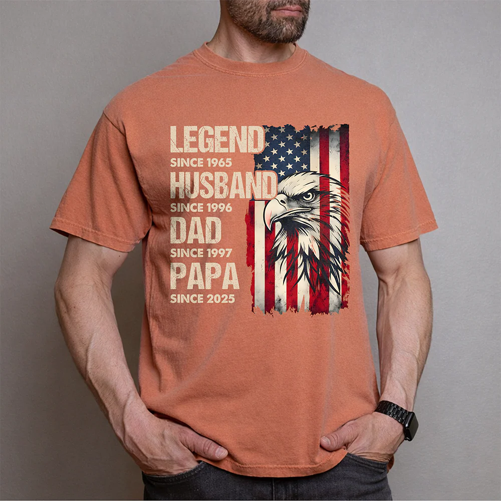 Personalized Legend Husband Dad US Flag Comfort Shirt TH10 169517 - Image 4