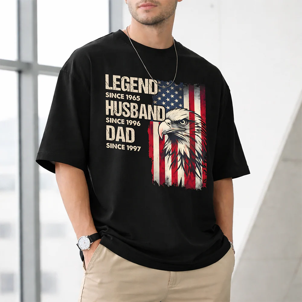 Personalized Legend Husband Dad US Flag Comfort Shirt TH10 169517 - Image 5