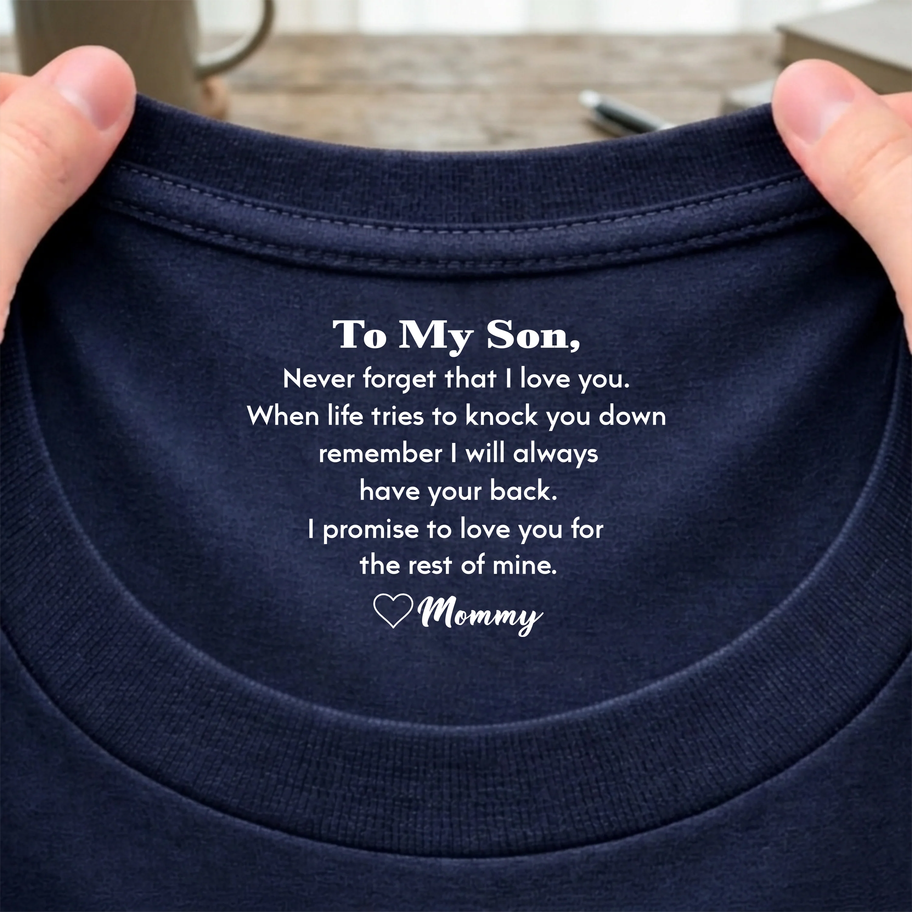 Personalized Never Forget That I Love You Back Neck Shirt TH10 169177 - Image 5