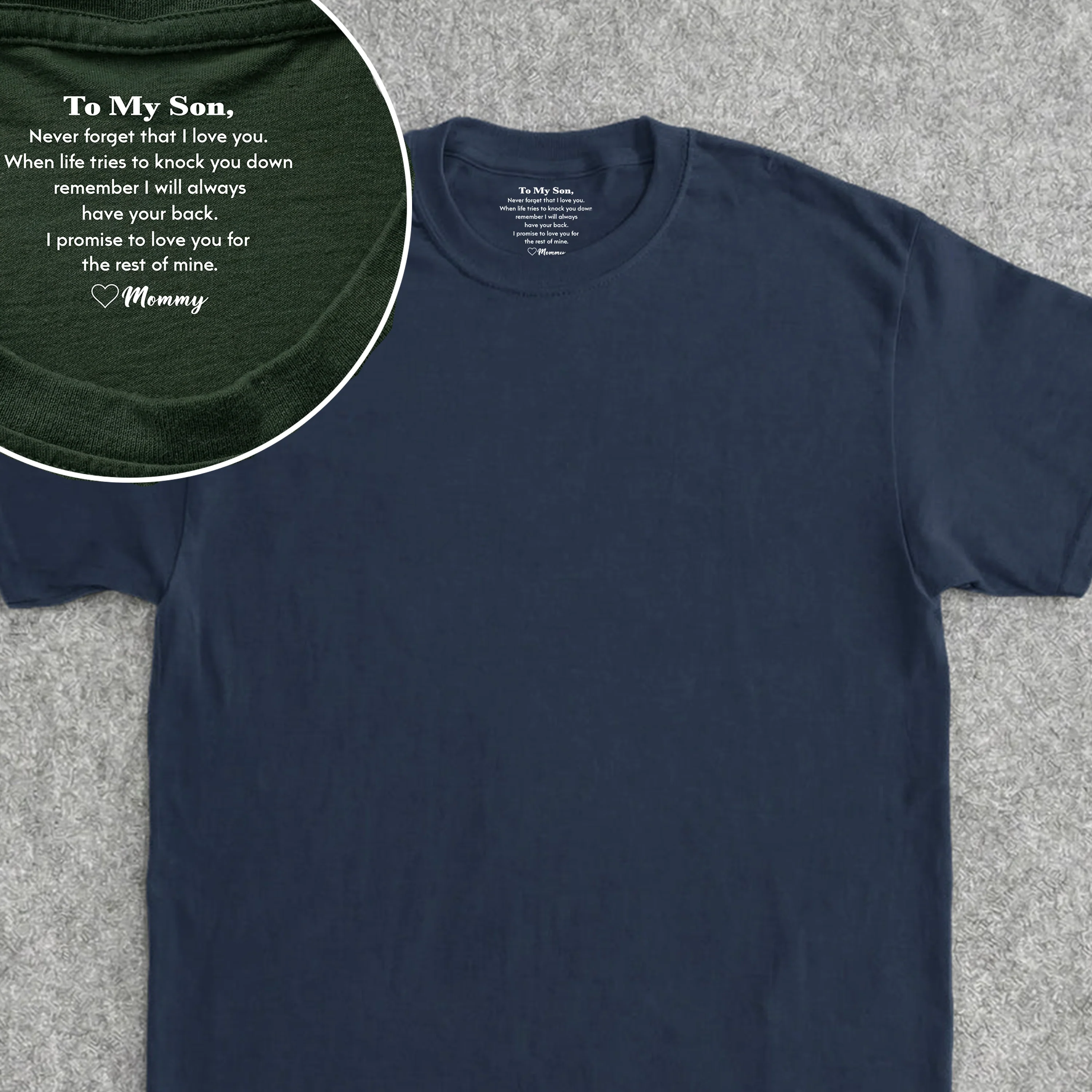 Personalized Never Forget That I Love You Back Neck Shirt TH10 169177 - Image 7