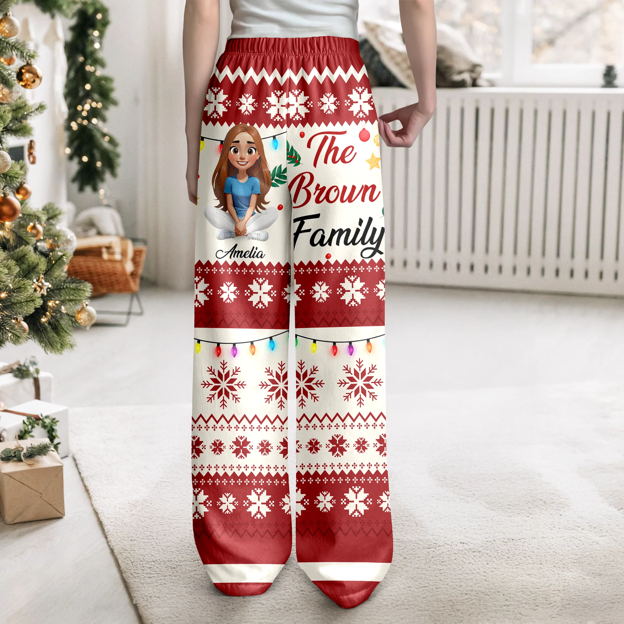 Personalized Our Family Sweatpants For Christmas TH10 896413 - Image 6