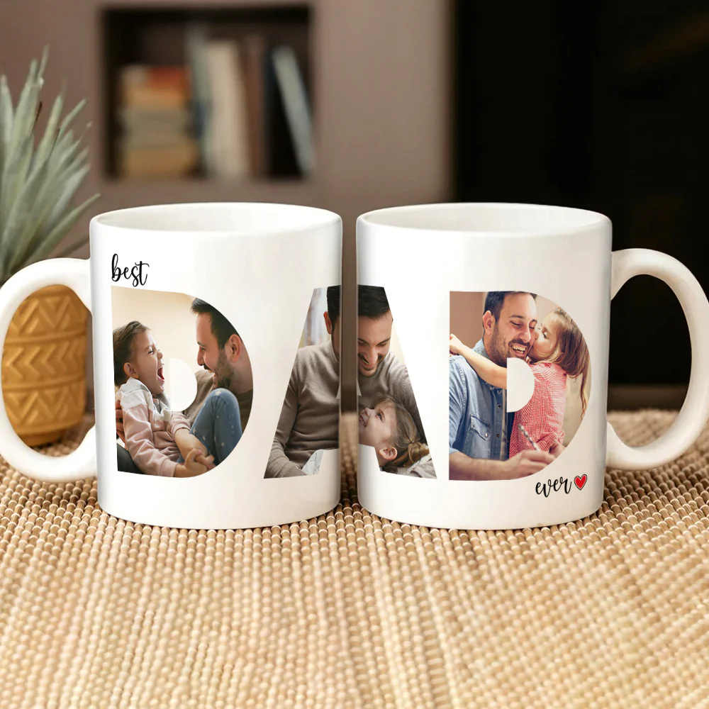 Personalized Photo Mug For Dad, Custom Fathers Day Mug - Gift For Father's Day TH10 169887 - Image 4