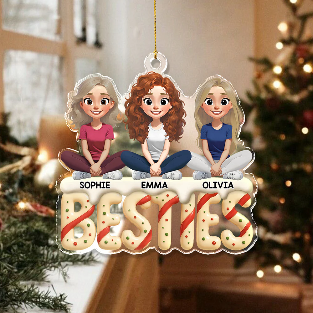 Personalized Sister For Life Acrylic Ornament TH10 896423 - Image 3