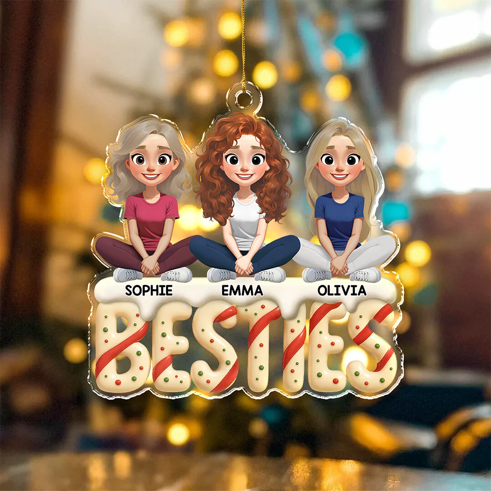 Personalized Sister For Life Acrylic Ornament TH10 896423 - Image 8