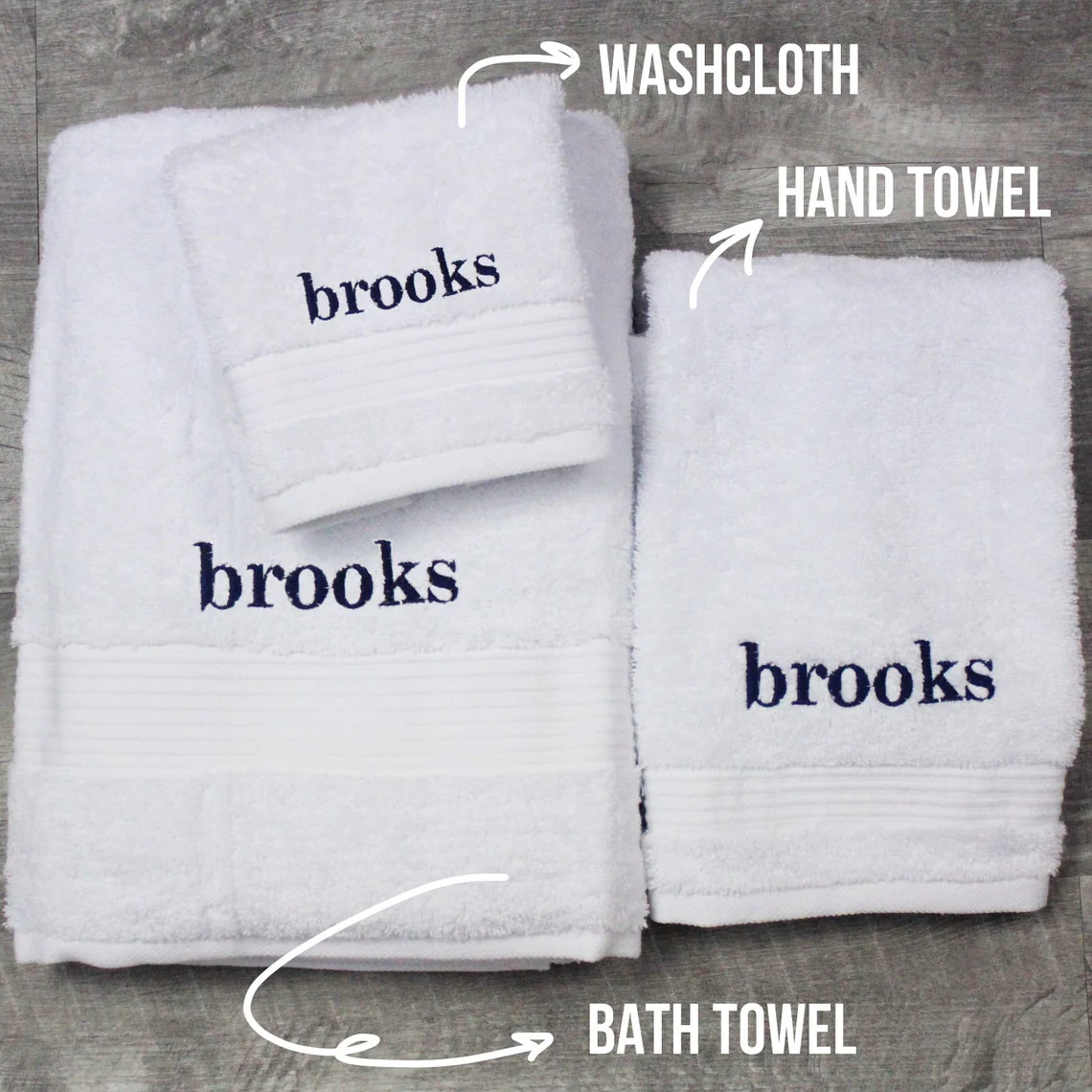Personalized Towel for Family, Monogram Towel for Family, Custom Name Gift TH10 169963 - Image 4