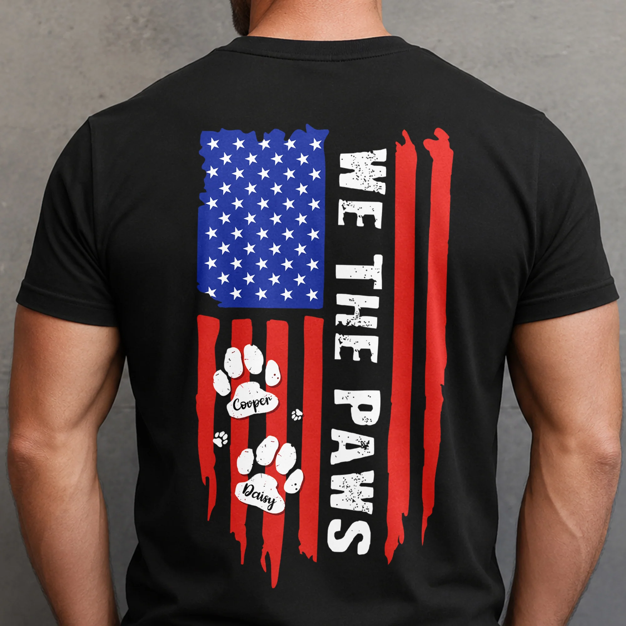 Personalized We The Paws Back Comfort Shirt For Dog Lover TH10 170163 - Image 2