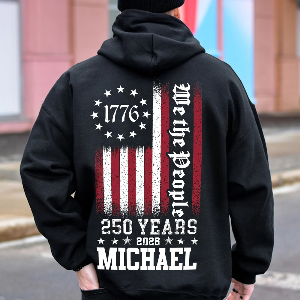 Personalized We The People 250 Years Back Dark Shirt TH10 898623 - Image 3
