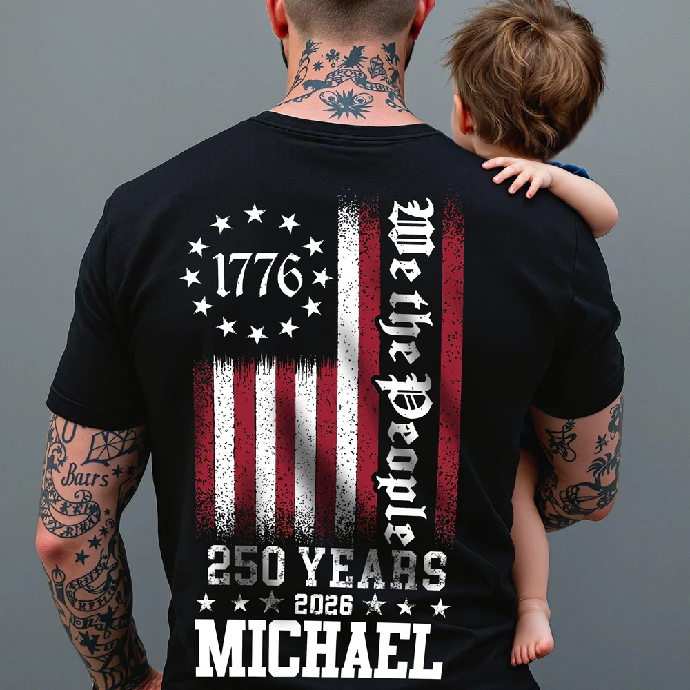 Personalized We The People 250 Years Back Dark Shirt TH10 898623 - Image 7