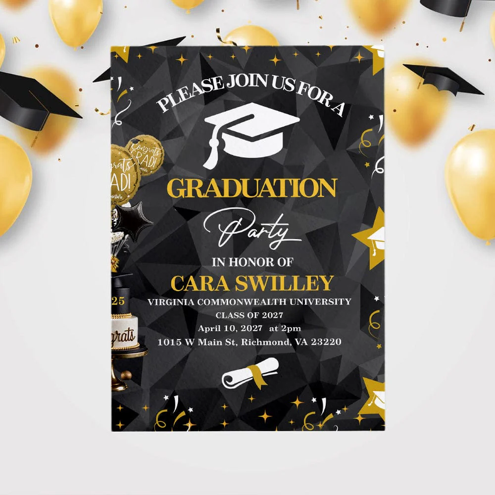Please Join Us For A Graduation Party Graduation Greeting Card TH10 892347 - Image 10