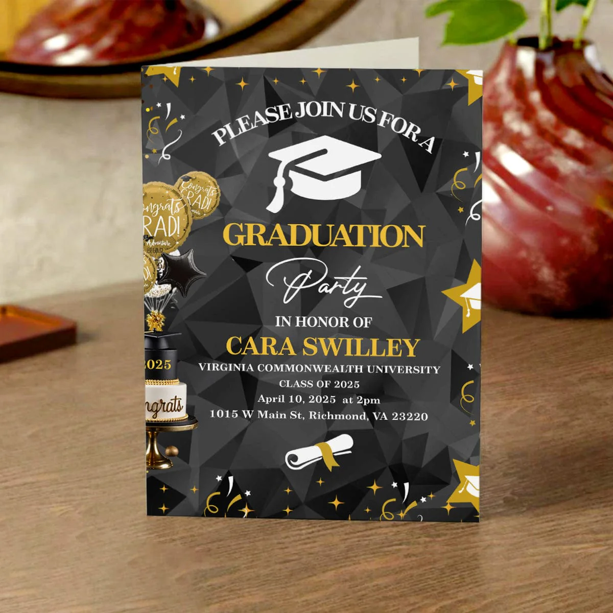 Please Join Us For A Graduation Party Graduation Greeting Card TH10 892347 - Image 4