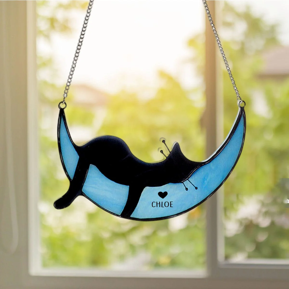 Sleepy Cat Acrylic Suncatcher Personalized Gift N304 889915 - Image 4