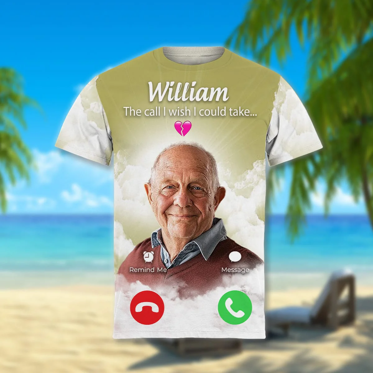 The Call I Wish I Could Take Memorial AOP Shirt DM01 890855 - Image 4