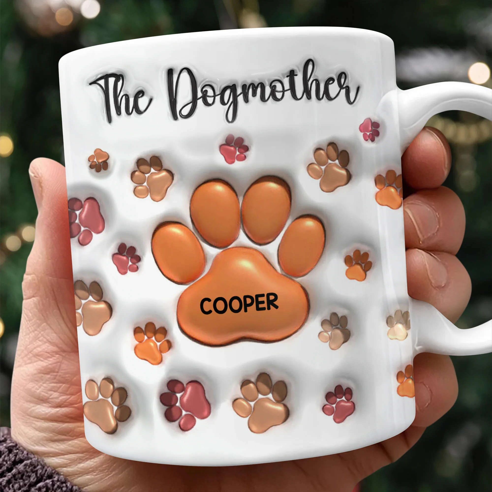 The Dogmother Dogfather 3D Inflated Effect Mug For Dog Lover TH10 894727 - Image 2