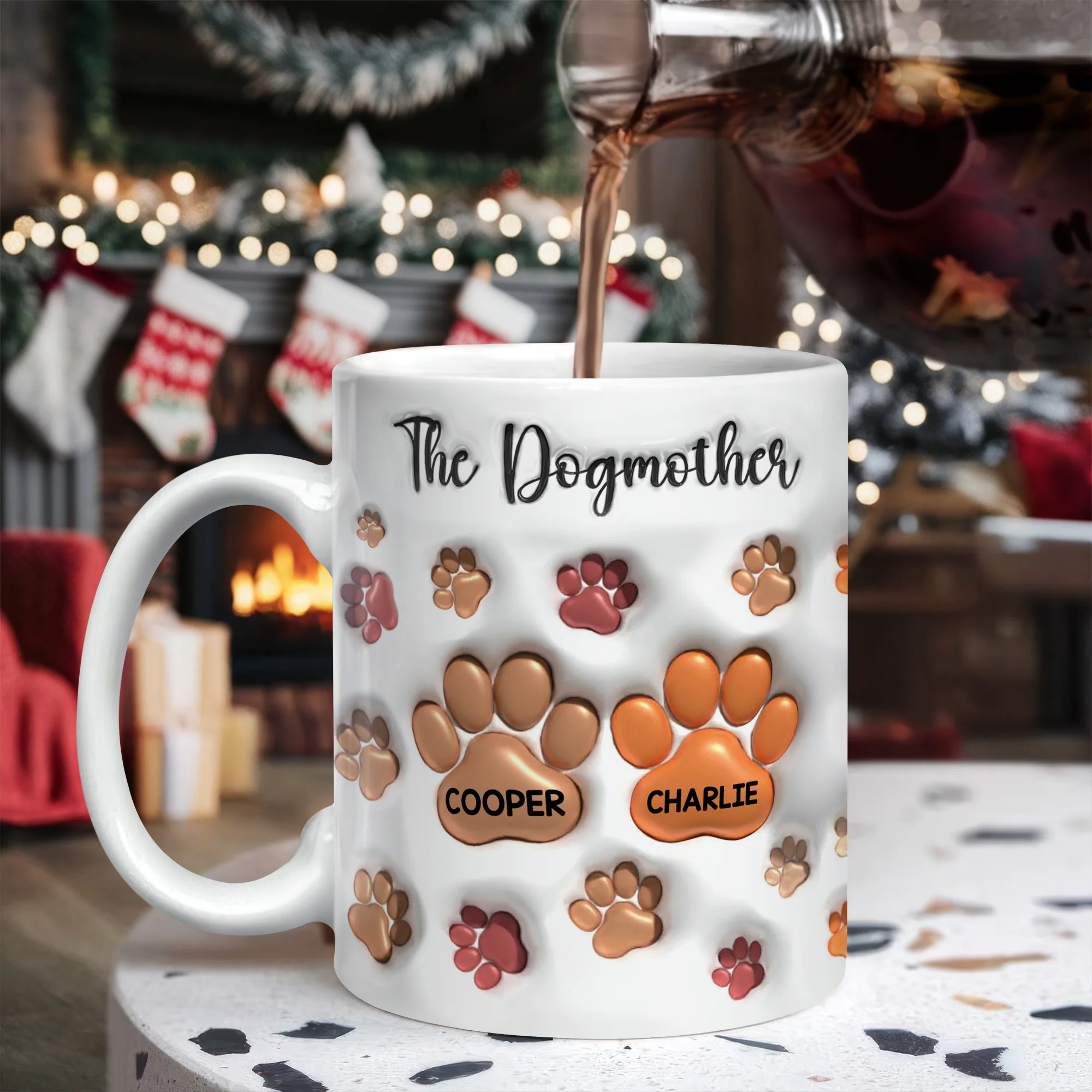 The Dogmother Dogfather 3D Inflated Effect Mug For Dog Lover TH10 894727 - Image 5
