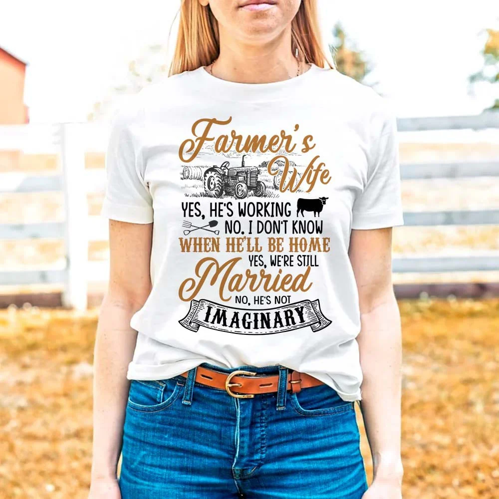 The Farmer Wife T-Shirt, Mother's Day, HN590