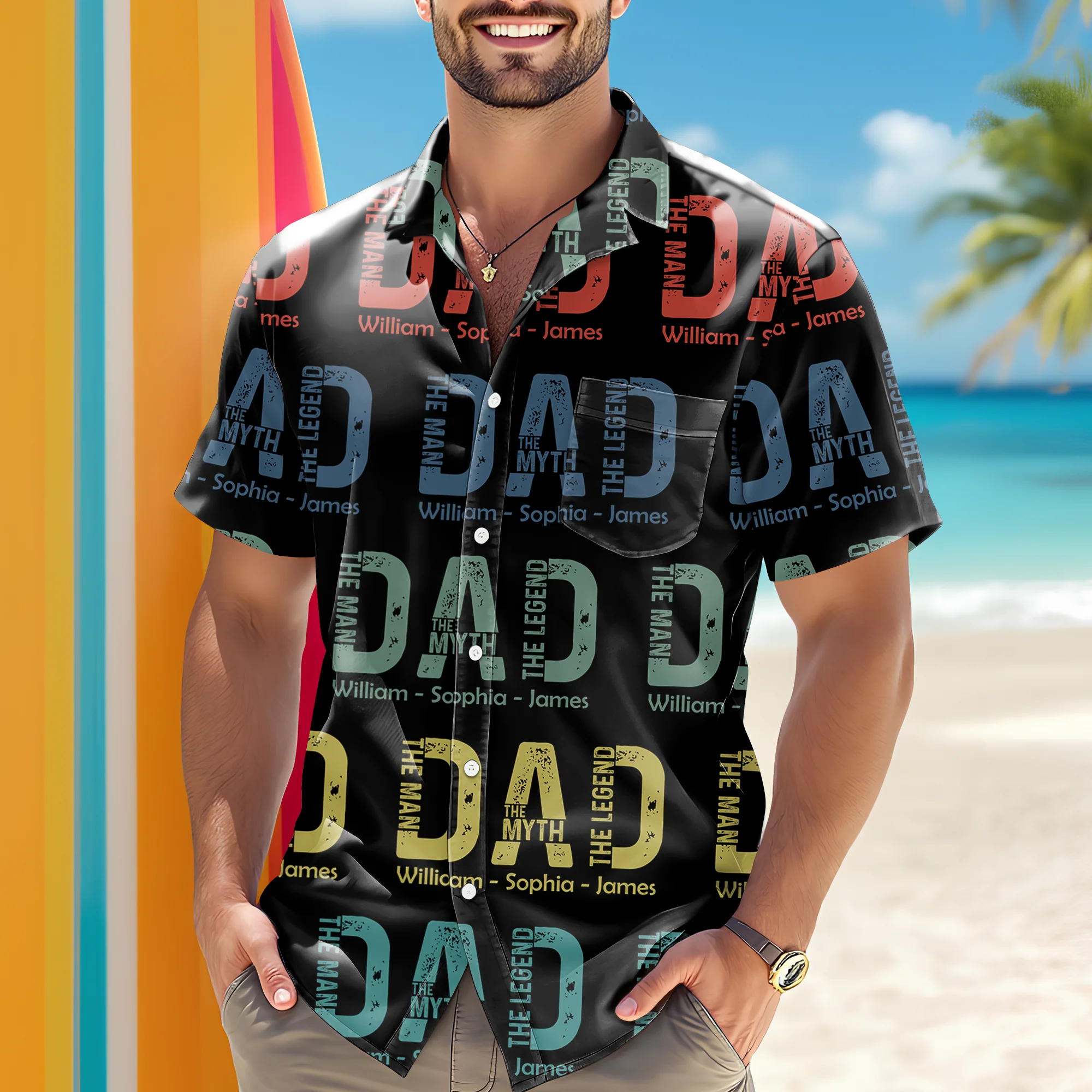 The Man The Myth The Legend Hawaii Shirt For Dad TH10 894041 - Image 5