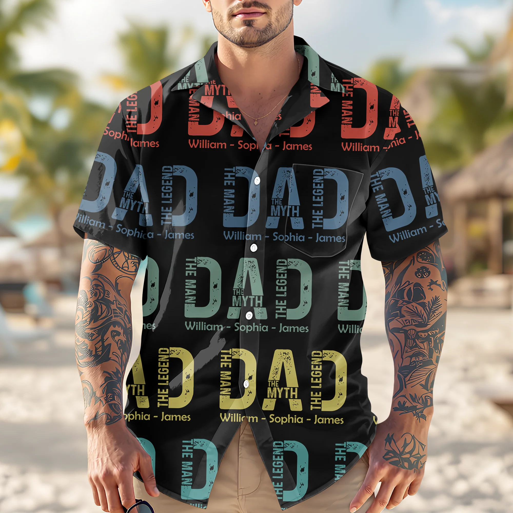 The Man The Myth The Legend Hawaii Shirt For Dad TH10 894041 - Image 7