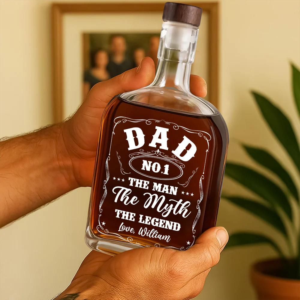 The Man The Myth The Legend Whiskey Bottle For Dad TH10 894019 - Image 6