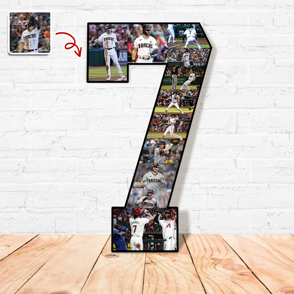 The Photo Collage And Wood Frame For Seniors And Birthdays For Baseball Lover TH10 896521 - Image 3