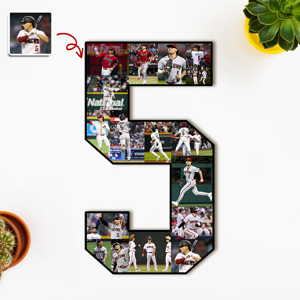 The Photo Collage And Wood Frame For Seniors And Birthdays For Baseball Lover TH10 896521 - Image 6